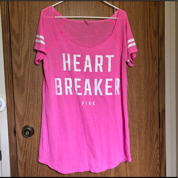 PINK Victoria's Secret Other - Victoria’s Secret Pink Heart Breaker Sleepwear Top